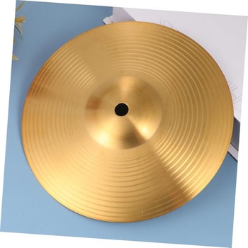 Činel Garneck Hi-Hat 7,68 palca, mosadzný činel pre bubeníkov, činel do bicej súpravy s tradičnou
