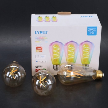 LED žiarovky LVWIT 4W C35 B22