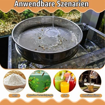 Síto na mouku 30 cm, 150 ok, zahradní síto, síto na půdu 30 x 30 cm