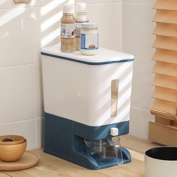 Škatuľa s ryžou, müsli, na domáce použitie, skladovacia nádoba, uzavretá, 10 kg