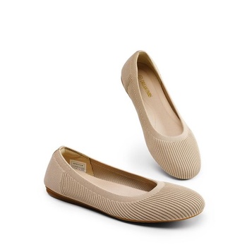 Dámské boty DREAM PAIRS, volnočasové, špičatá špička, baletní pohodlné, měkké nazouvací balerínky,