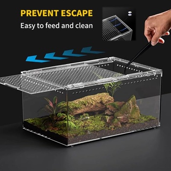 Terárium pro plazy z PC, terárium pro plazy, terárium pro tarantule, nádrž pro pavouky s