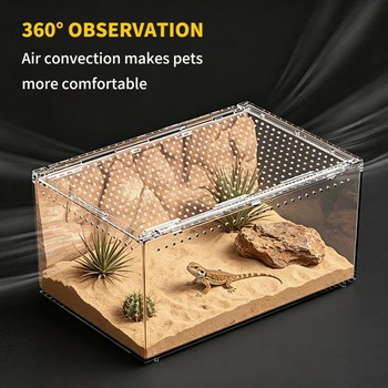 Terárium pro plazy z PC, terárium pro plazy, terárium pro tarantule, nádrž pro pavouky s