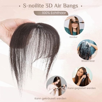 S-noilite Clip-in ofina, pravé lidské vlasy