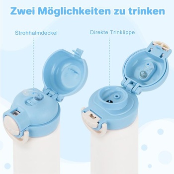 BEBOAN nerezová termoska s izoláciou 550 ml, nepriepustná, dvojstenná izolovaná fľaša na vodu pre