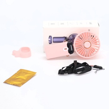 Ručný ventilátor Rafada, prenosný mini ventilátor, dobíjací, malý vreckový ventilátor s 5