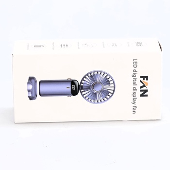 Ručný ventilátor Rafada, prenosný mini ventilátor, dobíjací, malý vreckový ventilátor s 5