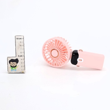 Ručný ventilátor Rafada, prenosný mini ventilátor, dobíjací, malý vreckový ventilátor s 5