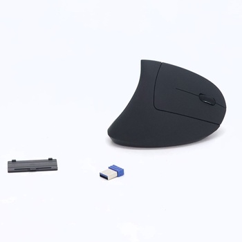 Bezdrôtová myš TECKNET 2.4G vertikálna, ergonomická, tichá, nastaviteľná s 5 úrovňami, 4800 DPI, 6