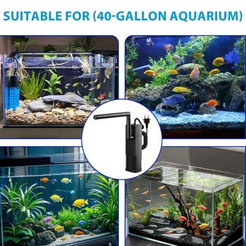 Akvarijní filtr, akvarijní čerpadlo 40 l, vnitřní akvarijní filtr 200 l/h