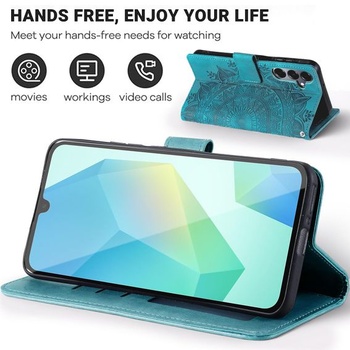 Puzdro Tawarror pre Samsung Galaxy A16 5G/4G, Prémiové puzdro z PU kože pre Samsung A16 so slotom