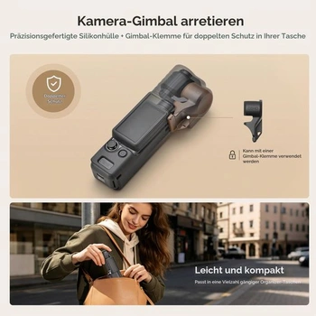 Silikónové puzdro STARTRC PHOTO Osmo Pocket 4, ochrana objektívu pre príslušenstvo k gimbalu DJI