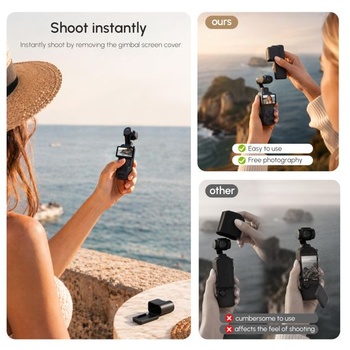 Silikonové pouzdro STARTRC PHOTO Osmo Pocket 4, ochrana objektivu pro příslušenství k gimbalu DJI