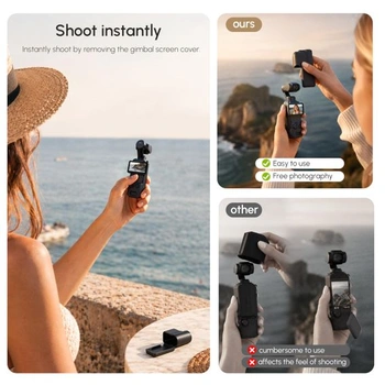 Silikónové puzdro STARTRC PHOTO Osmo Pocket 4, ochrana objektívu pre príslušenstvo k gimbalu DJI