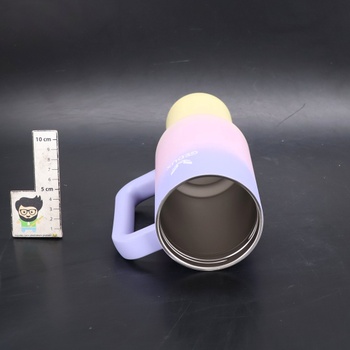 Termohrnček Gedux fialovoružovožltý 1,2 l