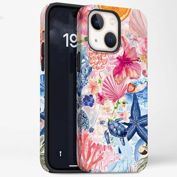 Puzdro Tawarror pre iPhone 15, ochranný kryt 2 v 1 Rich Ocean, silikónové TPU + PC zadný kryt,