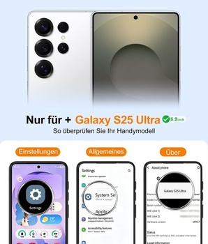Puzdro Gritup pre Samsung Galaxy S25 Ultra: s HD ochranou obrazovky*2 [Kompatibilný s MagSafe]