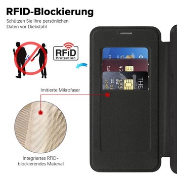Púzdro na telefón pre Samsung Galaxy S25 FE, kožené púzdro vyrobené v Nemecku, magnetický slot a