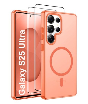 Puzdro Gritup pre Samsung Galaxy S25 Ultra: s HD ochranou obrazovky*2 [Kompatibilný s MagSafe]