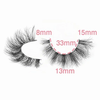 Riasy Lashes Manga s priehľadným pásikom 15 mm 10 párov rias mačacie oko, prirodzený vzhľad, umelé riasy,