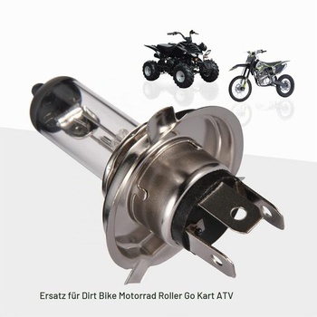 GOOFIT 12V 35W H4 Žárovka do auta Náhrada pro motocykl, skútr, autobike, motokáru, čtyřkolku