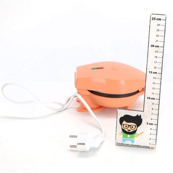 Bestron mini vaflovač na klasické vafle 10cm, malý vaflovač vrátane nepriľnavej vrstvy, ideálny