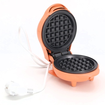 Bestron mini vaflovač na klasické vafle 10cm, malý vaflovač vrátane nepriľnavej vrstvy, ideálny