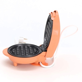 Bestron mini vaflovač na klasické vafle 10cm, malý vaflovač vrátane nepriľnavej vrstvy, ideálny