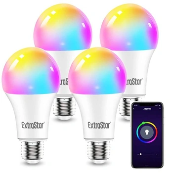 EXTRASTAR 4dílné balení LED žárovek Alexa E27, 10W,…