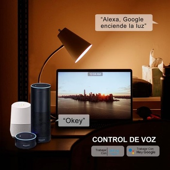 EXTRASTAR 4dielne balenie LED žiaroviek Alexa E27, 10W, stmievateľné, viacfarebné + teplé alebo biele