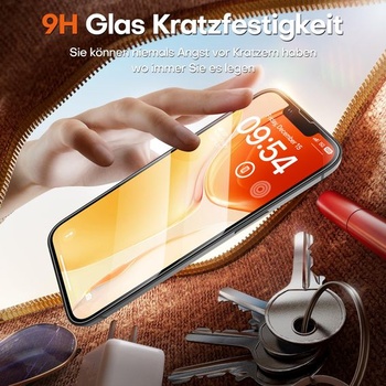 Ochranné tvrdené sklo TOCOL pre iPhone 16e (6,1 palca), jednoduchá inštalácia, priehľadné.
