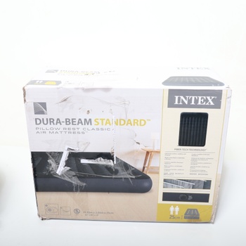 Intex 64150ND - dvojitá opěrka na polštář Dura-Beam s vestavěným elektrickým čerpadlem, 152x203x25