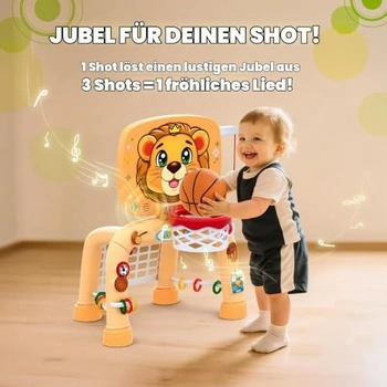 HYES Sada 3 v 1 dětský basketbalový koš