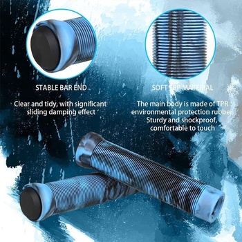 Rukoväte na kolobežky z protišmykovej gumy, ergonomické rukoväte na kolobežky, rukoväte riadidiel na