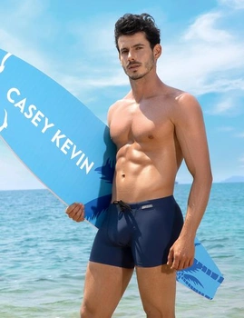 Pánské plavky Casey Kevin, krátké, úzké, velikost M A3 - královská modrá