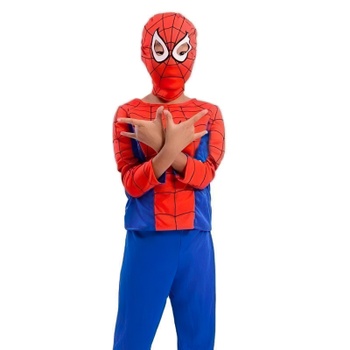 Detský kostým Spiderman s vystrelovákom 110-122 M