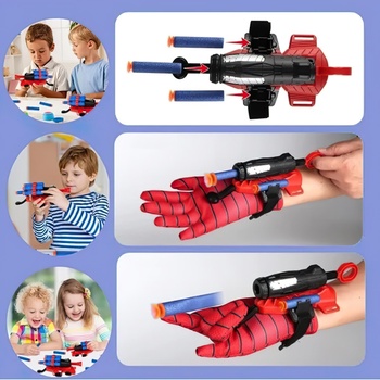 Detský kostým Spiderman s vystrelovákom 110-122 M