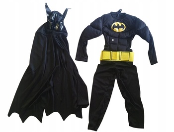 Detský kostým Svalnatý Batman s maskou 116-122 M