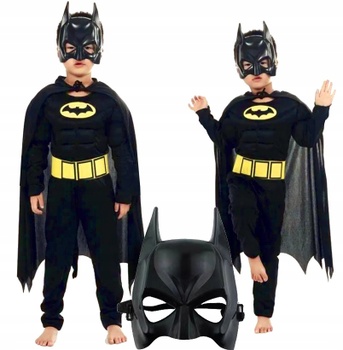 Detský kostým Svalnatý Batman s maskou 116-122 M