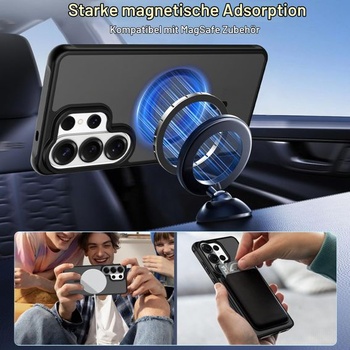 Magnetické pouzdro AOKUMA pro Samsung Galaxy S26 Ultra MagSafe, se 2 ochrannými skly z tvrzeného