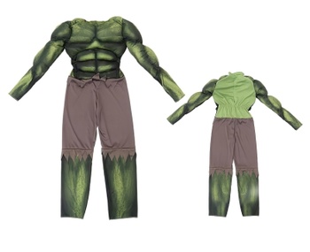 Detský kostým Svalnatý Hulk s maskou 110-122 M