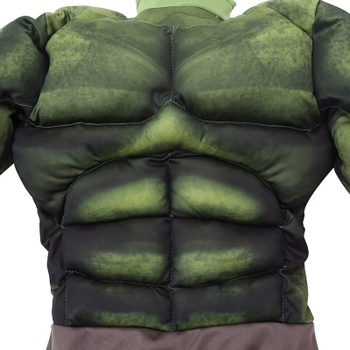Detský kostým Svalnatý Hulk s maskou 110-122 M