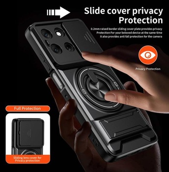 Púzdro na telefón pre Motorola Moto G56 5G, nárazuvzdorné ochranné púzdro s krytkou objektívu,