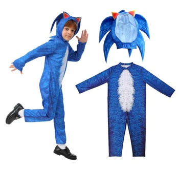 Detský kostým Sonic The Hedgehog s maskou 116-122 M