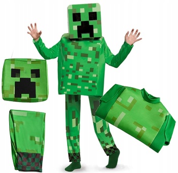 Detský kostým Minecraft Creeper 104-116 S