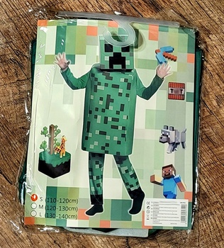 Detský kostým Minecraft Creeper 104-116 S