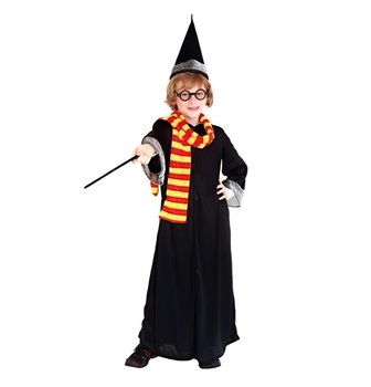 Detský kostým Harry Potter s doplnkami 134-146 XL