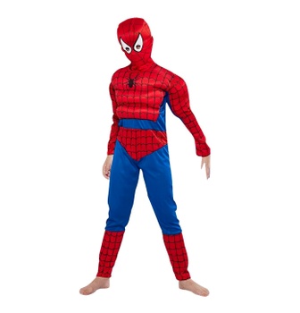 Detský kostým Svalnatý Spiderman 122-134 L