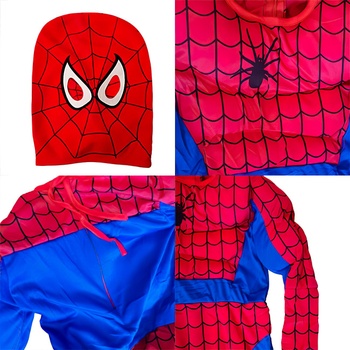 Detský kostým Svalnatý Spiderman 122-134 L