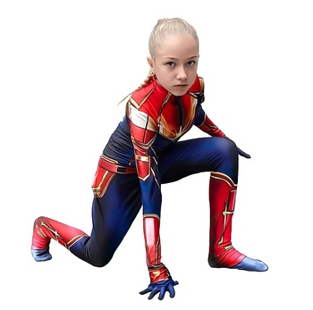 Detský kostým Superhrdinka Captain Marvel 122-134 L